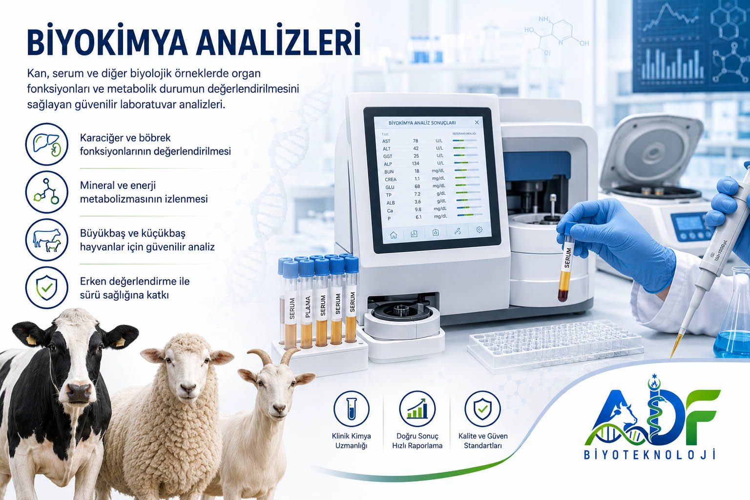  BİYOKİMYA ANALİZLERİ